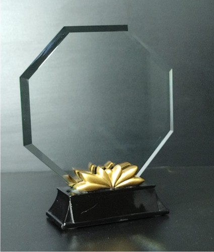 Optical Crystal Trophy